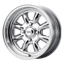 American Racing Vintage Silverstone 15X10 ETXX BLANK 72.60 Two-Piece Polished Fälg